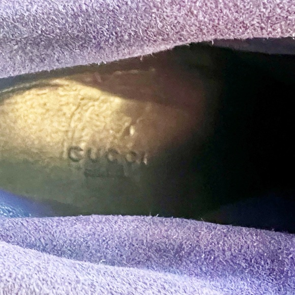 Gucci Purple Suede Booties - Picture 9 of 9